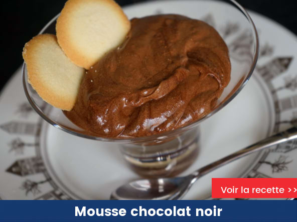 Mousse chocolat noir